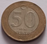 Turcia , 50 Kurus 2005