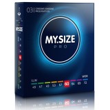My Size Pro-Pro Prezervative 60 mm, 3 Bucăți-Latex