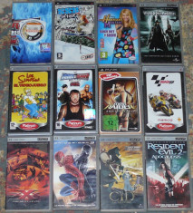 joc PSP Resident Evil,Moto Gp,Tomb Rider,Simpsons si film Van Helsing,Spiderman foto