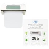Lampa solara LED PNI GreenHouse WS20 pentru iluminare numar proprietate, montaj pe perete