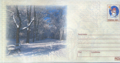 Intreg pos plic nec 2002 - Peisaj de iarna foto