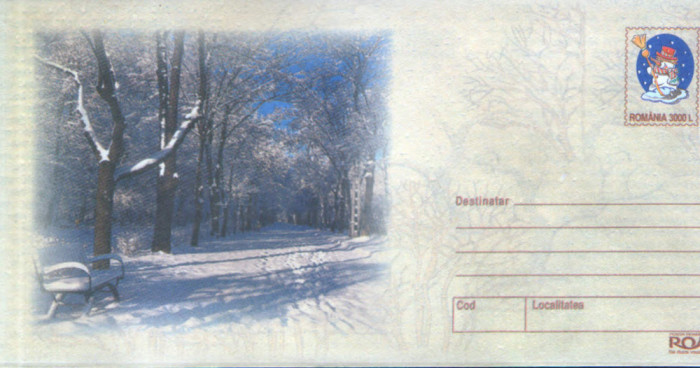 Intreg pos plic nec 2002 - Peisaj de iarna