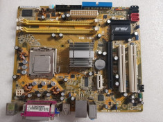 Placa de baza LGA775 ASUS P5L-MX DDR2 PCI-E + procesor - poze reale foto