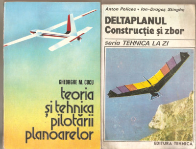 Teoria si tehnica pilotarii planoarelor+Deltaplanul constructie si zbor foto