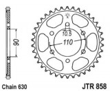 Pinion spate oțel, tip lanț: 630, număr dinți: 35, compatibil: YAMAHA XV 1000 1981-1984, JT