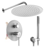 Set de dus incastrat Rea Foss Clif Nickel Brush + BOX