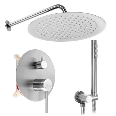 Set de dus incastrat Rea Foss Clif Nickel Brush + BOX foto
