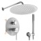 Set de dus incastrat Rea Foss Clif Nickel Brush + BOX
