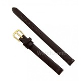 Curea ceas piele 8mm / 10mm maro inchis WZ1716, Time Veranda