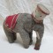Jucarie Romaneasca veche anii 1950 ELEFANT de CIRC - plus umplut cu paie - RARA
