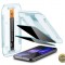 Folie de protectie Ecran Privacy Spigen EZ FIT pentru Google Pixel 9 / Pixel 9 Pro Sticla Securizata Full Glue Set 2 bucati