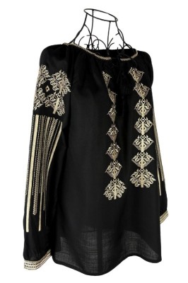 Bluza dama 025 negru/auriu , marimea M foto