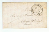 France 1842 Cover + Content TYPE 13 BOURG EN BRESSE to COLONGES D.814