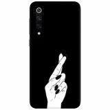 Husa silicon pentru Xiaomi Mi 9, Finger Cross