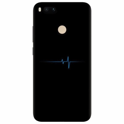 Husa silicon pentru Xiaomi Mi A1, Heartbeat foto