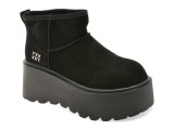 Ghete GRYXX negre, 8083, din piele intoarsa