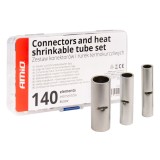 Set conectori electrici BN 160 buc cu izolatie PVC pentru cabluri AMiO