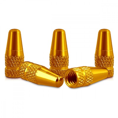 Set 5 Capace pentru valva , Kwmobile, Auriu, Metal, 45929.21 foto