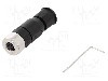 Conector M8, 4 pini, clasa etanseitate IP67, HARTING - 21023592401