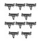 Set 10 clipsuri ornament Volvo S60/V60 (Y20), ornament parbriz