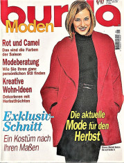 Burda revista de moda insert in limba romana 67 tipare 9/1997 (croitorie) foto