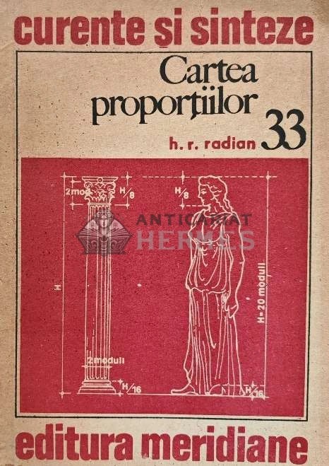 Cartea proportiilor - 1981 - H. R. Radian (XE36)