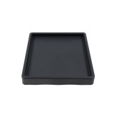 Suport ghiveci flori IPRS300-S433, mobil, patrat, plastic, antracit, 29.2 x 29.2 x 5.7 cm