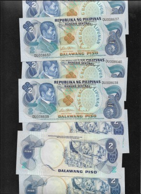 Filipine Philippines 2 piso 1974(85) unc pret pe bucata foto