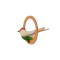 Studio ROOF Ornament, Bastel-Set, 3D Wandobjekt - Robin