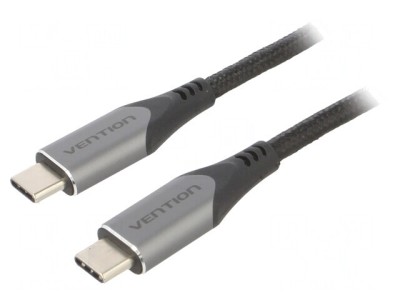 Cablu USB 3.1 USB C 0,5m Negru 5Gbps foto