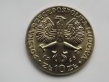 10 ZLOTY 1965 COMEMORATIVA-UNC