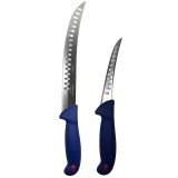 Set profesional de macelarie, fasonat, transat, degresat, dezosat, 2 cutite, otel carbon