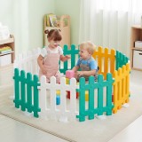 Gardulet de plastic pastel pentru copii, modular, 8 piese, DOLU