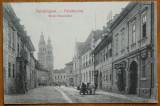 Sibiu , Strada Macelarilor , 1910, Circulata, Printata