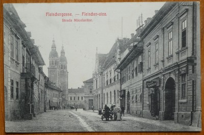 Sibiu , Strada Macelarilor , 1910 foto
