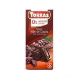 Ciocolata neagra cu bucatele de cacao, 75g, Torras