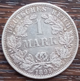 (A345) MONEDA DIN ARGINT GERMANIA - 1 MARK 1893, LIT. A, MAI RARA, TIRAJ MIC, Europa