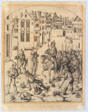 Giovanni Boccaccio &quot; Le Roi et l&#039;Homme Mort&quot; heliogravura 1878, Istorice, Cerneala, Altul