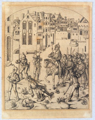 Giovanni Boccaccio &amp;quot; Le Roi et l&amp;#039;Homme Mort&amp;quot; heliogravura 1878 foto