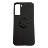 Cumpara ieftin Husa Cover Silicon Finger Grip pentru Samsung S22 Negru, Contakt