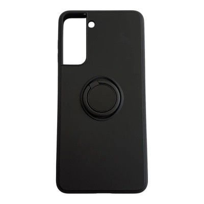 Husa Cover Silicon Finger Grip pentru Samsung S22 Negru foto