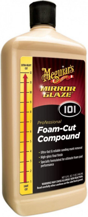 Pasta Polish Abraziva Meguiar&#039;s Foam-Cut Compound 101, 946ml