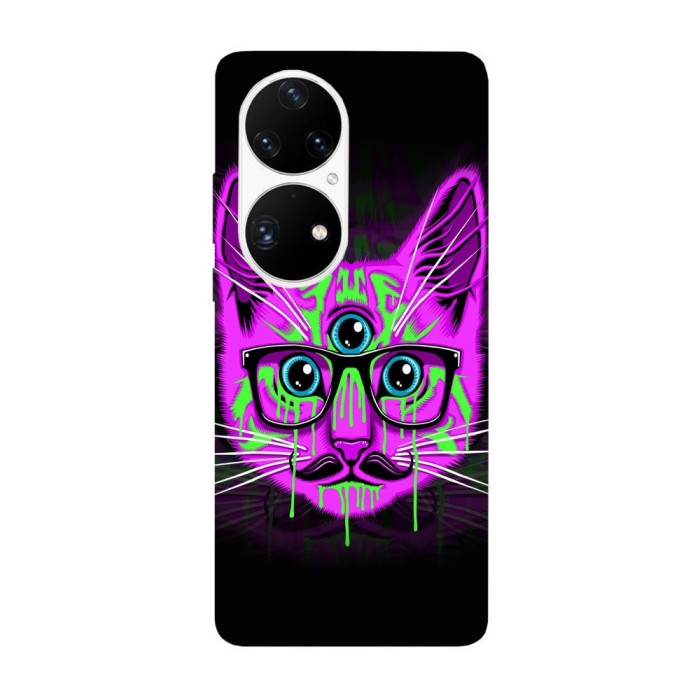 Husa compatibila cu Huawei Nova 9 model Tripping cat, Silicon, TPU, Viceversa