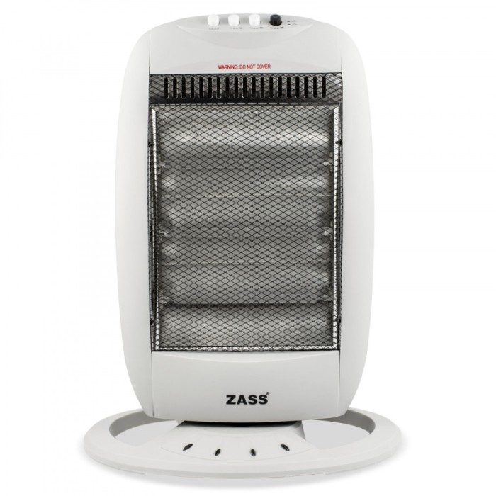 Radiator cu halogen Zass HS 01, putere 1200 W, 3 trepte de putere - NOU