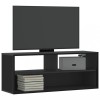 Dulap TV Gossi Negru 100x31x39.5 cm, Lemn si Metal, Comoda Living, Design Modern, Montare pe Perete, Spatiu Depozitare