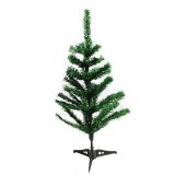 Brad Artificial 90cm, 2 Piese, Suport Plastic - Brad Craciun Verde, Decoratiune Craciun