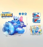 Avion Muzical cu Elice și Figurină Stitch