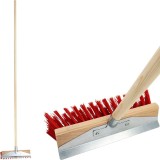 Matura stradala Geco U300.3, 300 mm, cu coada, cu racleta metalica