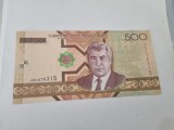 BANCNOTA TURKMENISTAN 500 M 2005