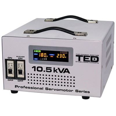STABILIZATOR TENSIUNE SERVOMOTOR 10.5KVA TED foto